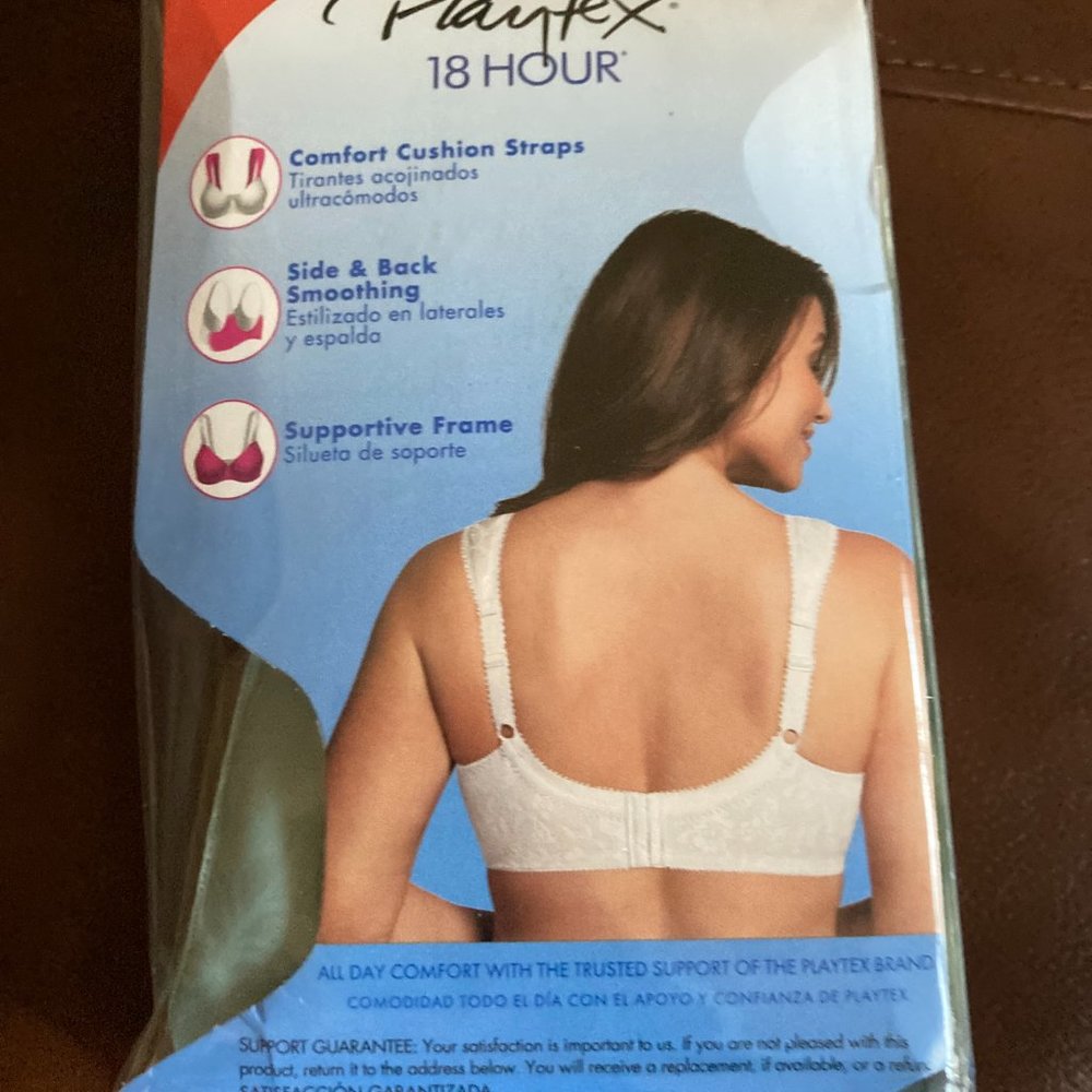 NWT Playtex Wirefree Bra 40D Seafoam - Picture 4 of 13